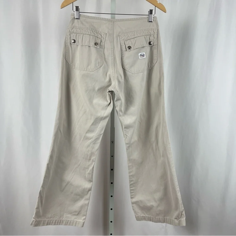 Vintage Silver Jeans Canada Size 30 Wide Leg Canvas Cargo Pants Y3K Baggy Loose